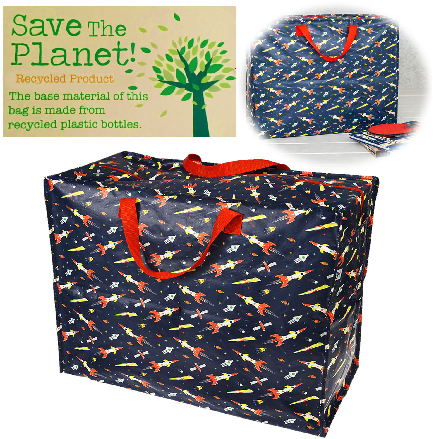 Miniaturansicht 12  - XXL Jumbo Bag Einkaufstasche ♻️ Recycled ♻️ Shopper Riesentasche Allzwecktasche