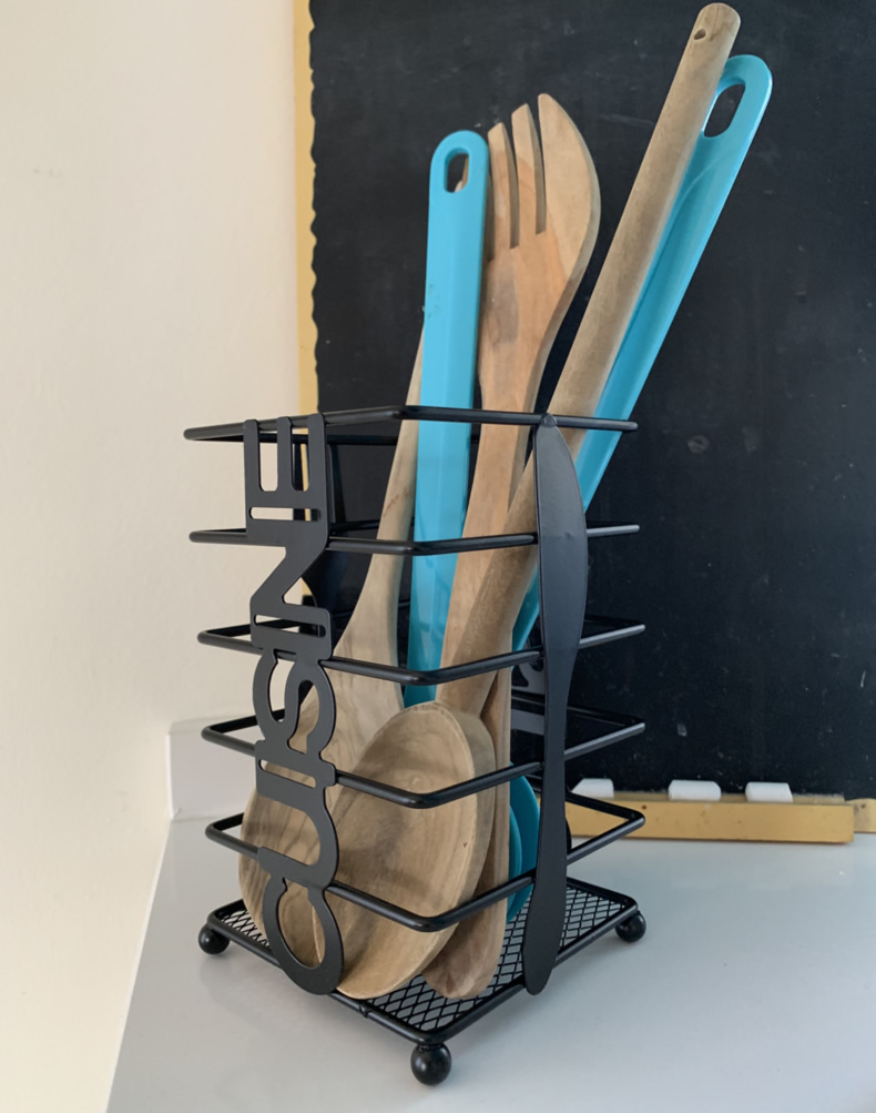 Besteckhalter Besteckständer Metall Küchenutensilienhalter Abtropfkorb