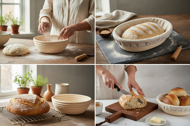 Grkrbchen Grkorb Rund Oval Auswahl Peddigrohr Brotform Leineneinsatz  Brotkorb | eBay.de