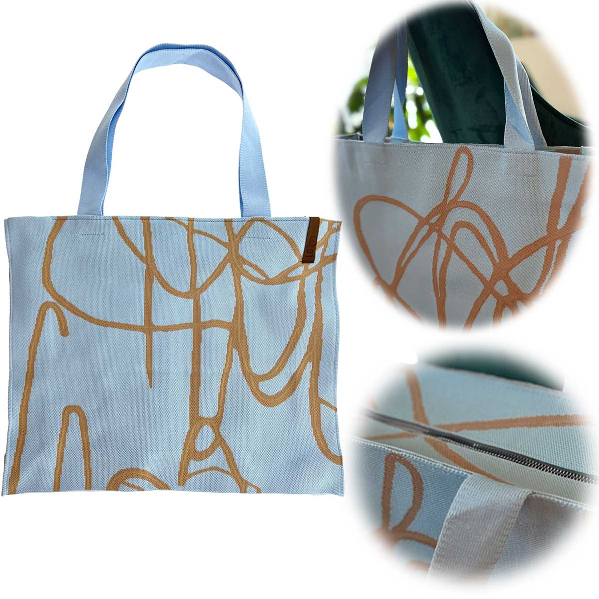 Exklusive Shopper Schultertasche Umhängetasche Einkaufstasche Strandtasche Print - Bild 12 von 16