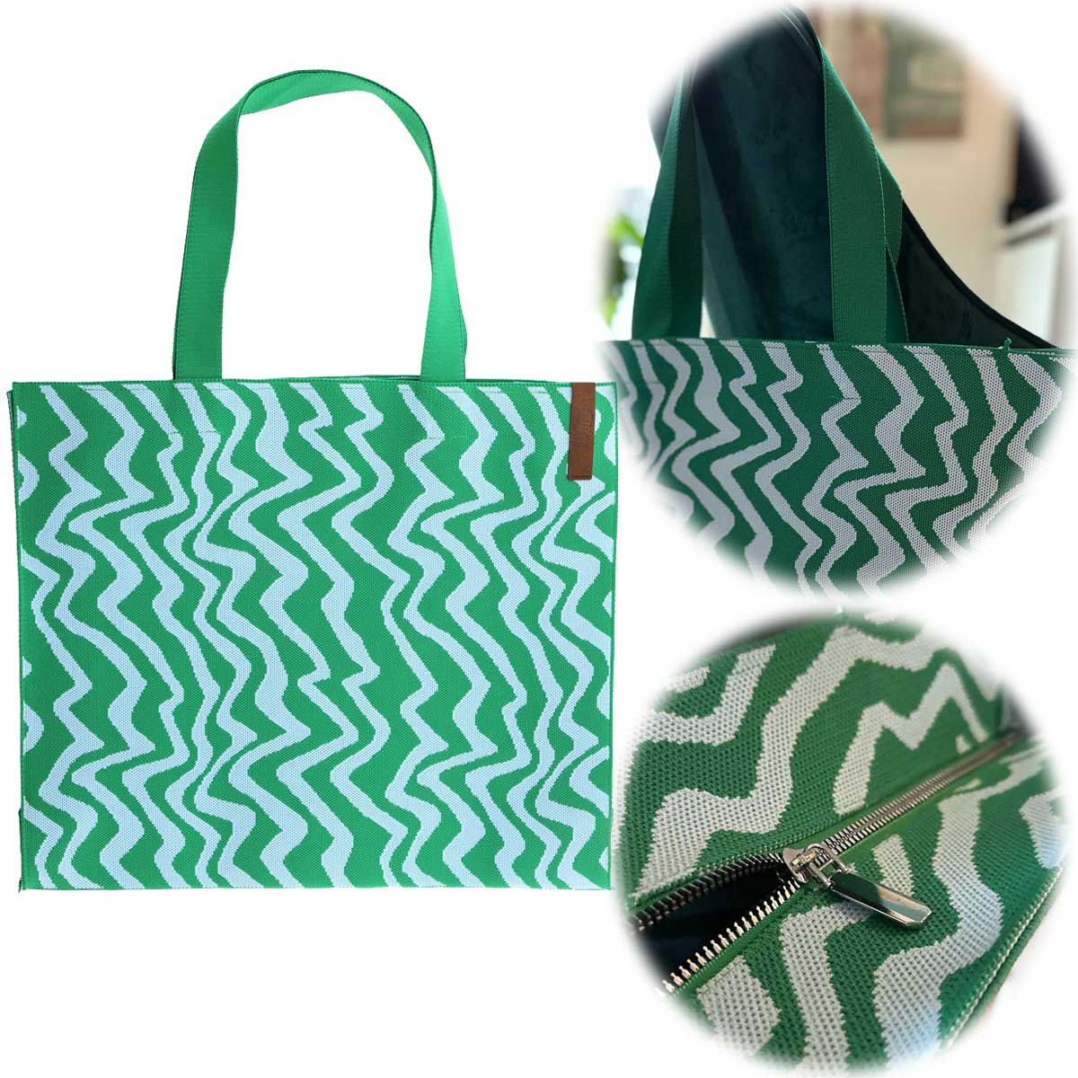 Exklusive Shopper Schultertasche Umhängetasche Einkaufstasche Strandtasche Print - Bild 13 von 16