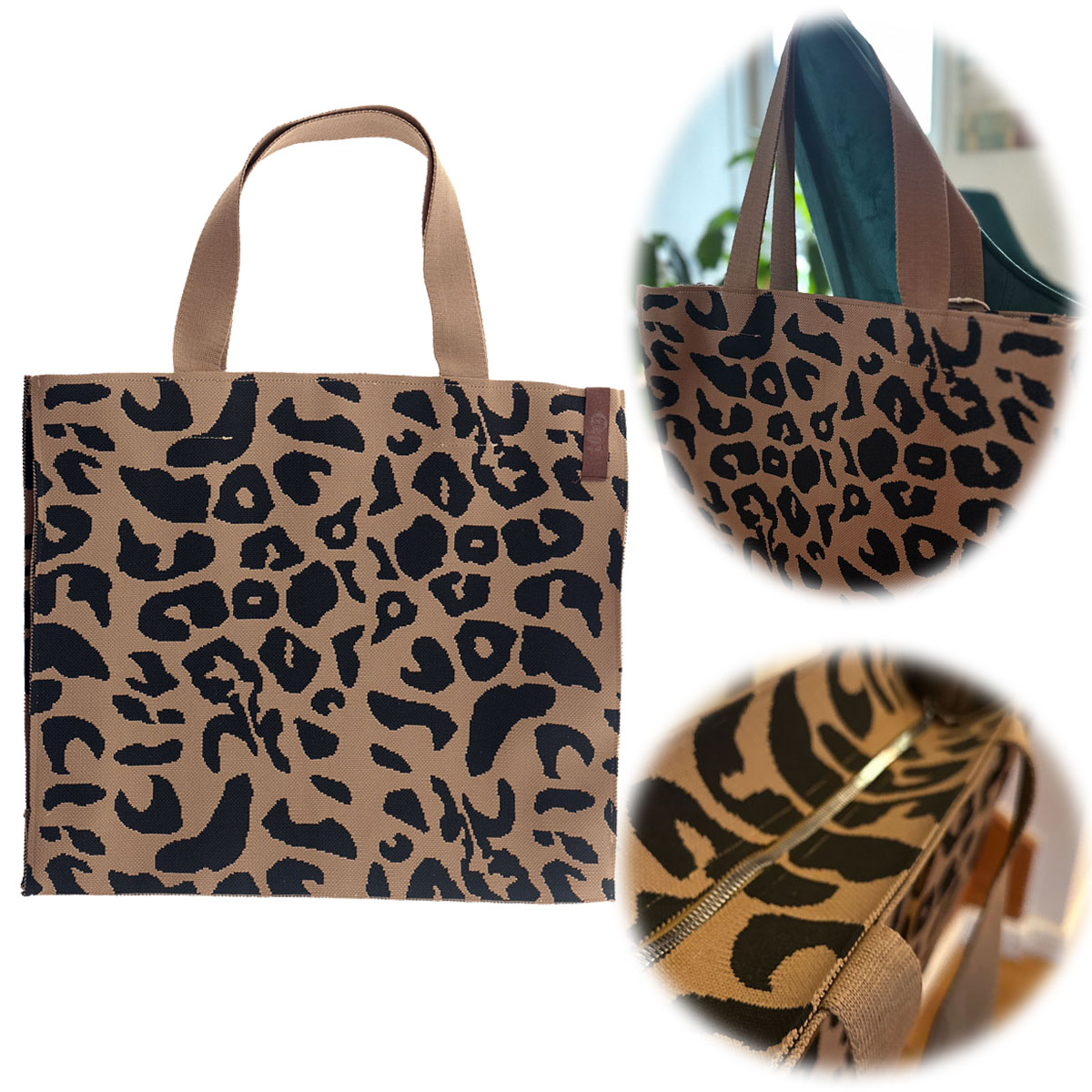 Exklusive Shopper Schultertasche Umhängetasche Einkaufstasche Strandtasche Print - Bild 14 von 16