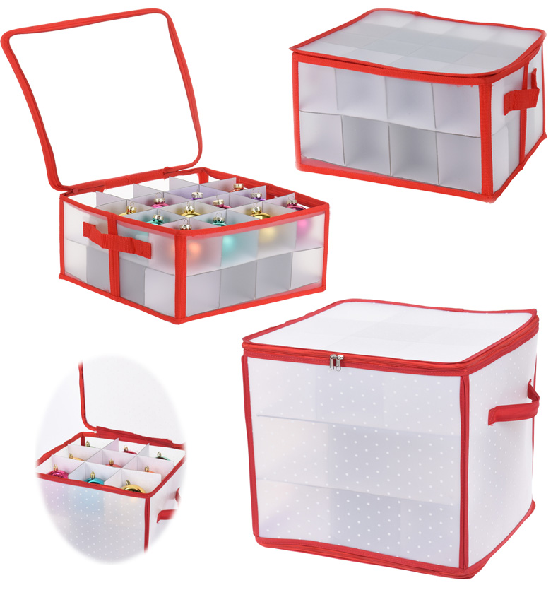 Aufbewahrungsbox Weihnachtskugeln Christbaumkugeln Organizer